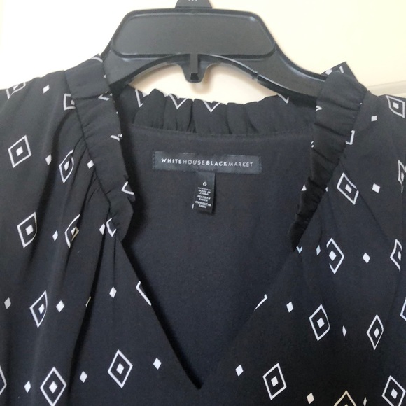 NWOT WHBM Soft Printed Shirt Dress - Picture 7 of 8
